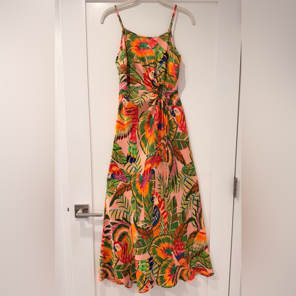 FARM Rio Summer Dress with Tropical Print - Picture 3 of 12